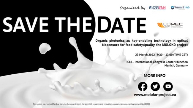 SAVE THE DATE MOLOKO workshop LOPEC 2022